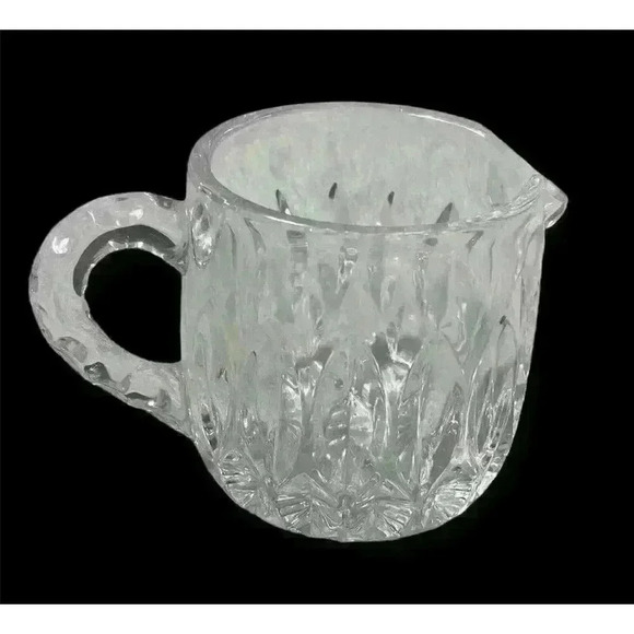 Althea Full Lead Crystal Sugar Bowl & Creamer Set West Germany - Picture 3 of 5